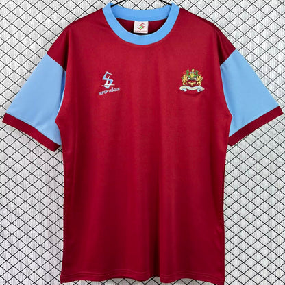 Jersey 2000/2001 Burnley Local Manga corta Versión Fan Retro