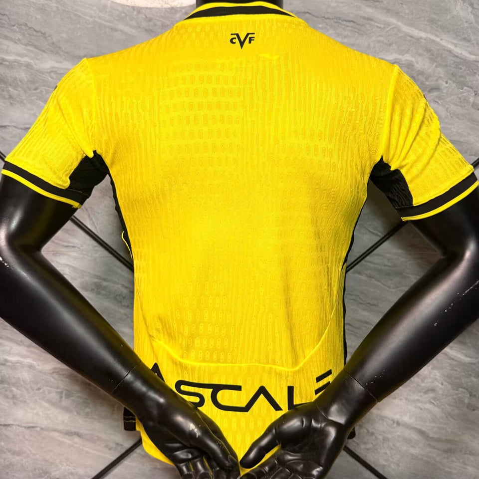 jersey 2026/27 villarreal local manga corta versión jugador