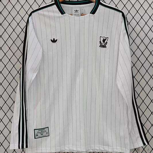 Jersey 2025/26 Liverpool Especial Manga larga Versión Fan Retro