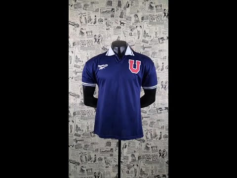 jersey 1998 universidad de chile local manga corta versión fan retro