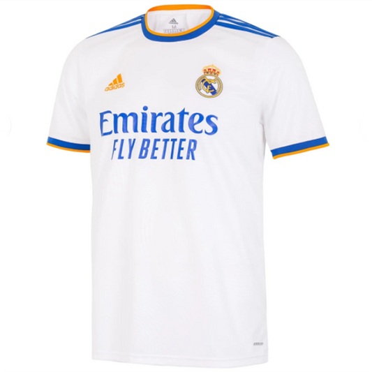 Jersey 2021/22 Real Madrid Local Manga corta Versión Fan