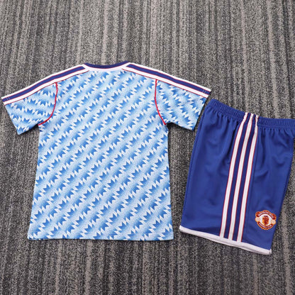 Jersey 1990/92 Manchester United Visitante Manga corta Niño Retro
