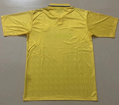 Jersey 1992/93 Leeds United Visitante Manga corta Versión Fan Retro