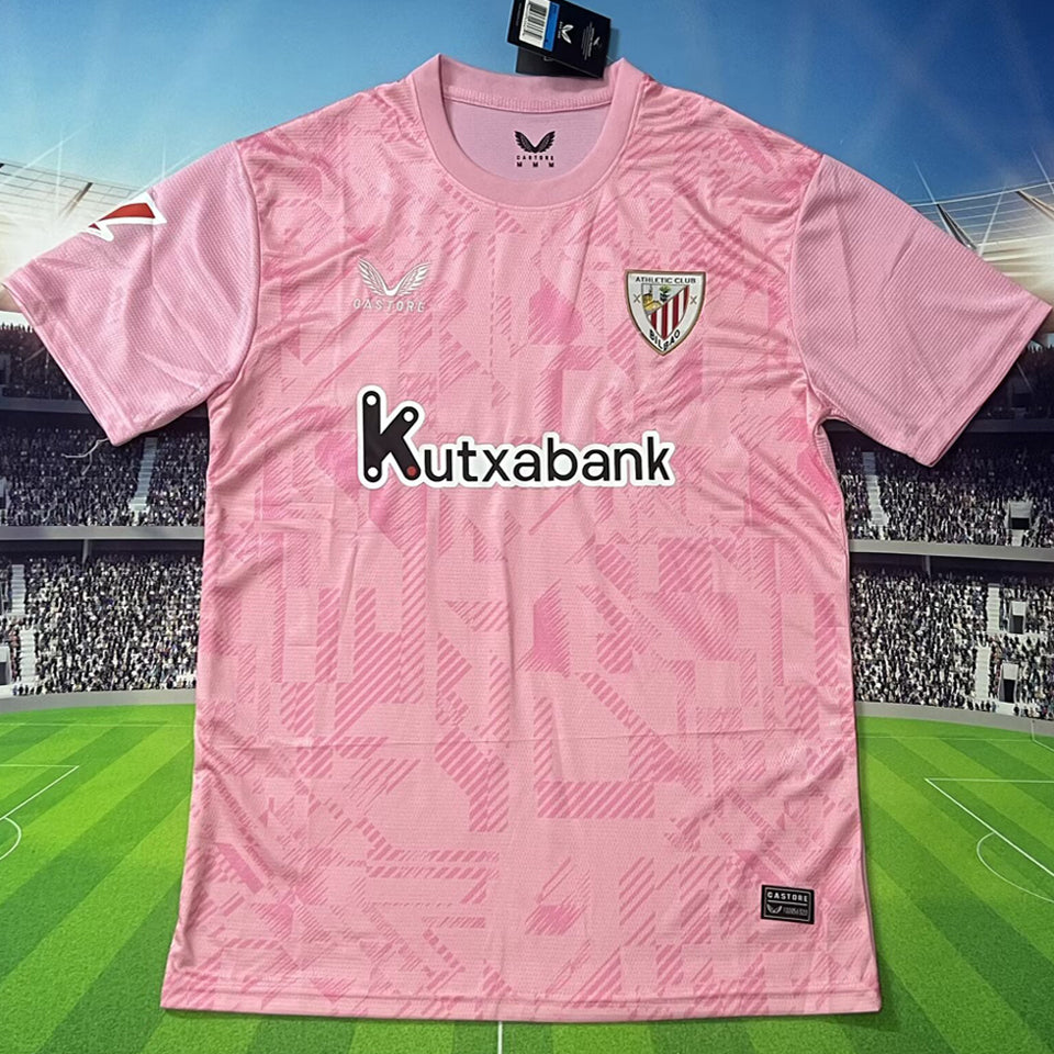 Jersey 2025/26 Bilbao AT Pink Especial Manga corta Versión Fan