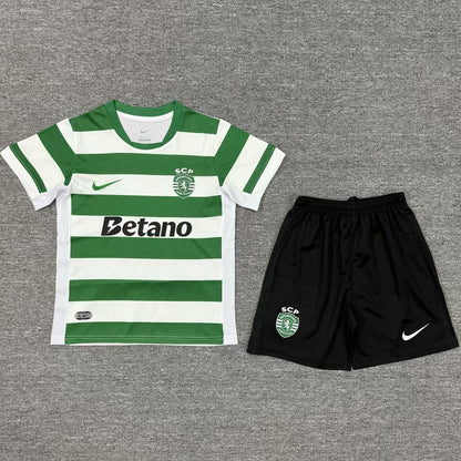 Jersey 2025/26 Sporting Lisbon Local Manga corta Niño