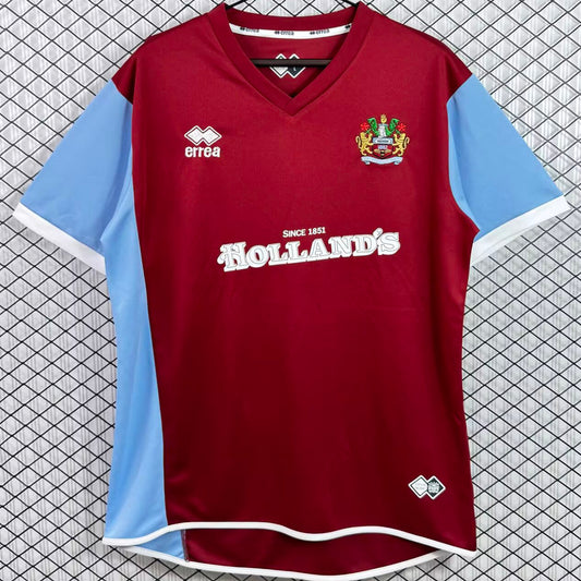 Jersey 2008/2009 Burnley Local Manga corta Versión Fan Retro