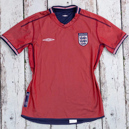 2002 Inglaterra Visitante Versión Fan Selecciones Retro