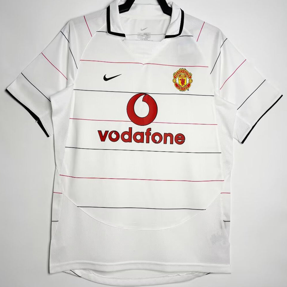 jersey 2003/05 manchester united visitante manga corta versión fan retro
