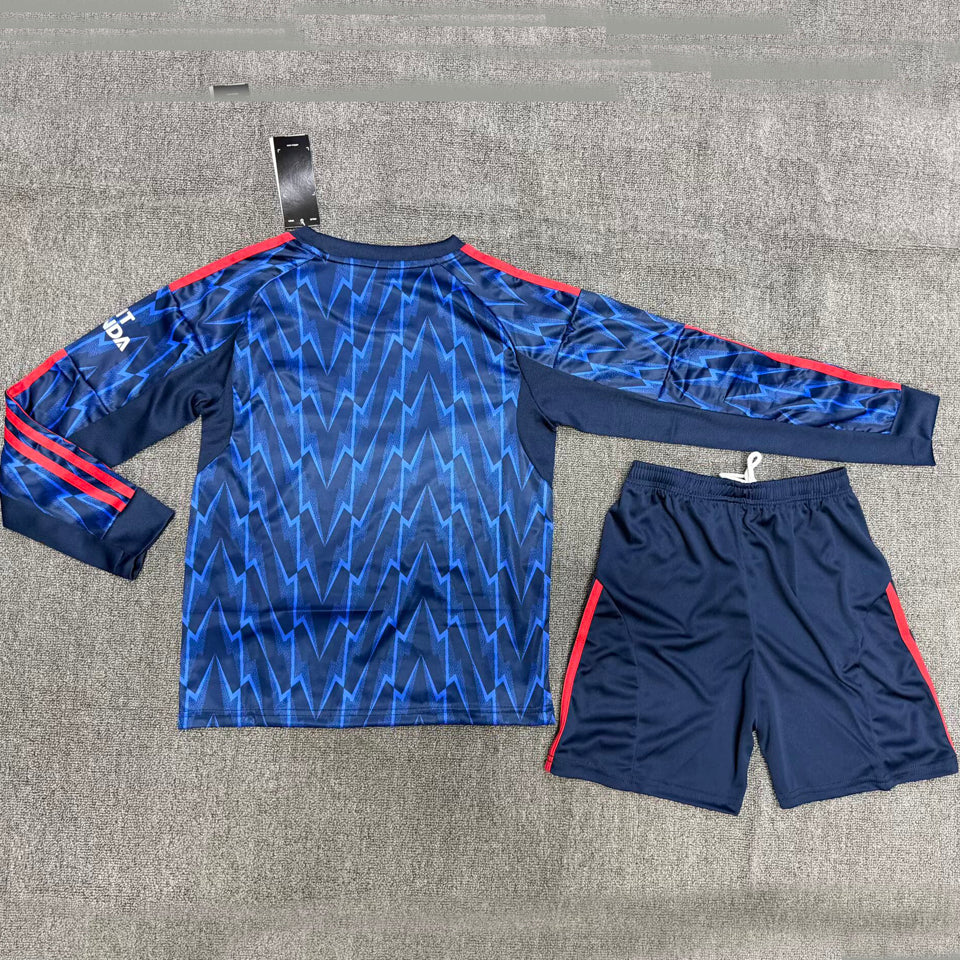 jersey 2025/26 arsenal visitante manga larga niño