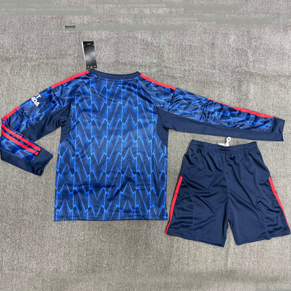 Jersey 2025/26 Arsenal Visitante Manga larga Niño