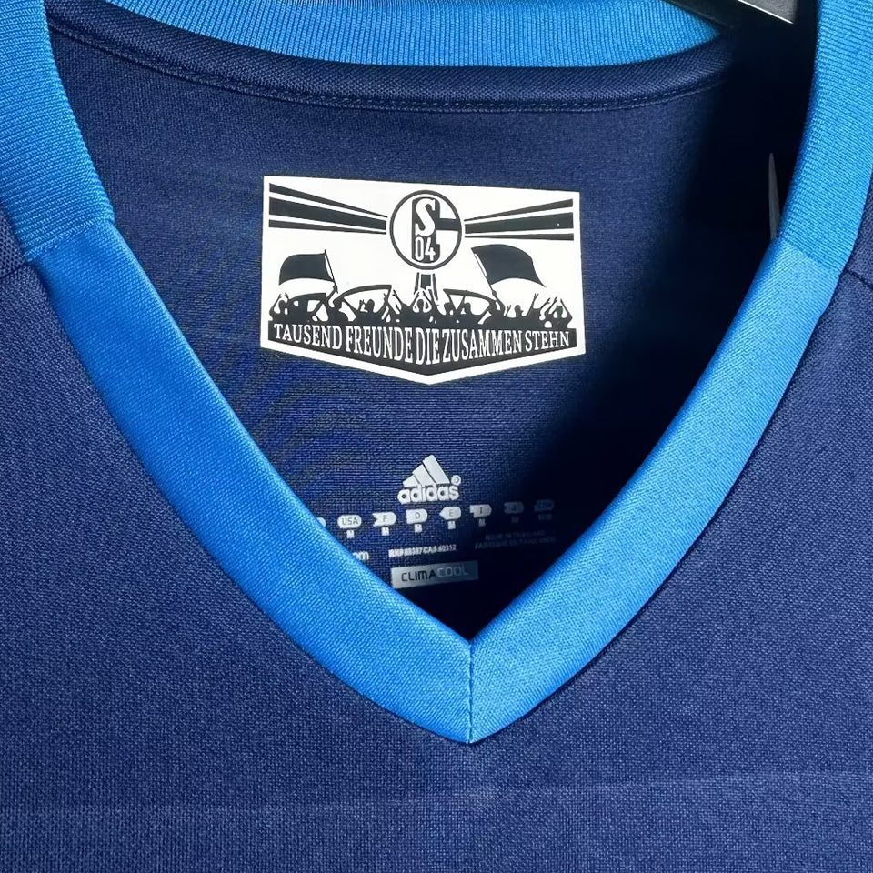 Jersey 2010/11 Schalke 04 Visitante Manga corta Versión Fan Retro