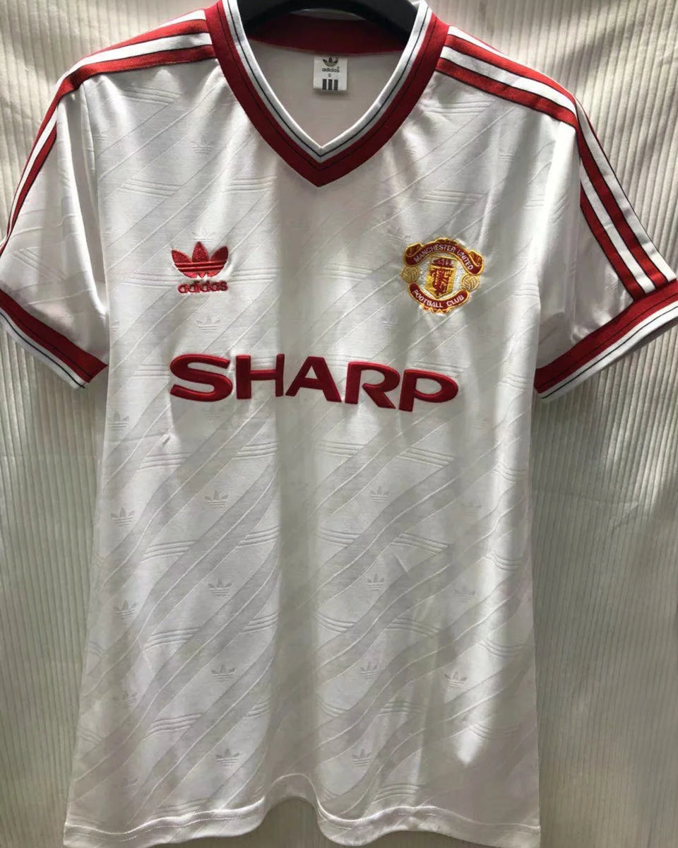 Jersey 1986 Manchester United Visitante Manga corta Versión Fan Retro