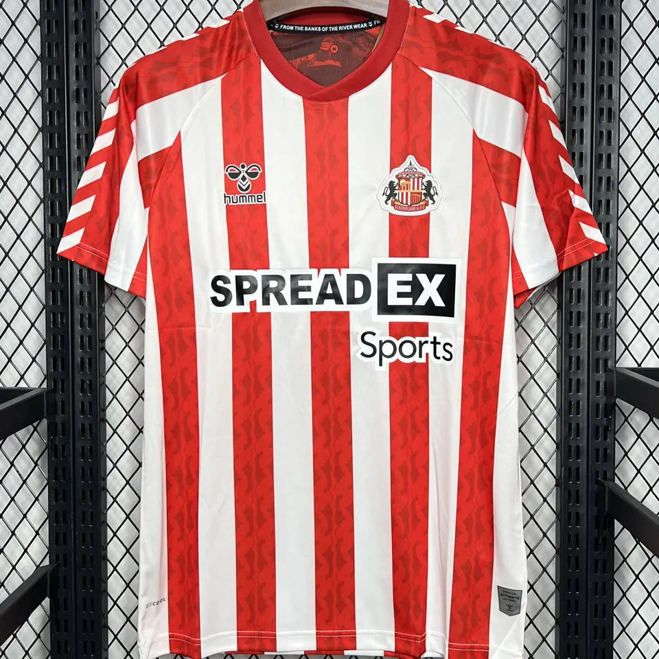 Jersey 2024/25 Sunderland Local Manga corta Versión Fan