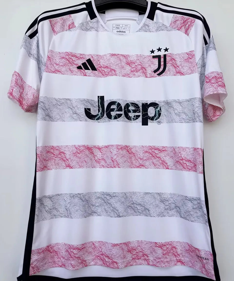 Jersey 2023/24 Juventus Visitante Manga corta Versión Fan