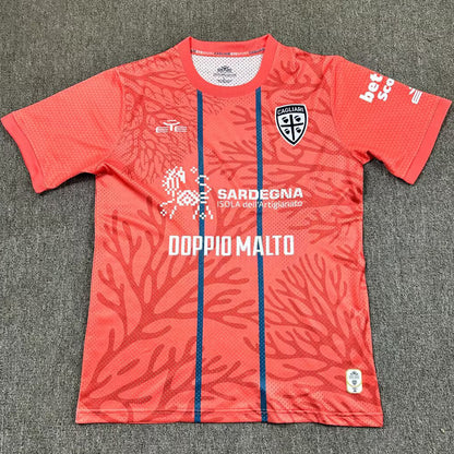 Jersey 2025/26 Cagliari Especial Manga corta Versión Fan