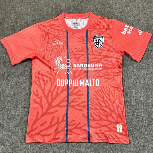 Jersey 2025/26 Cagliari Especial Manga corta Versión Fan
