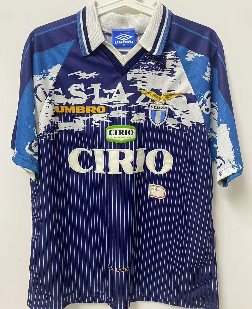 Jersey 1996/97 Lazio Visitante Manga corta Versión Fan Retro