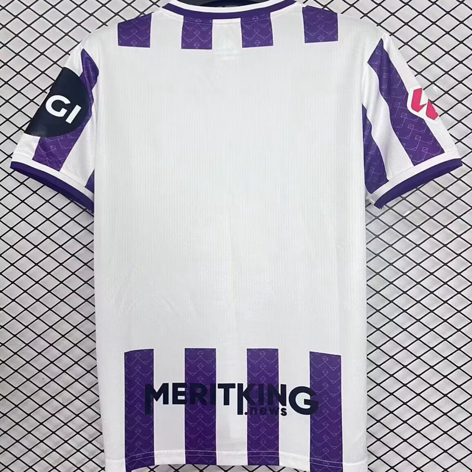 Jersey 2025/26 Real Valladolid Local Manga corta Versión Fan