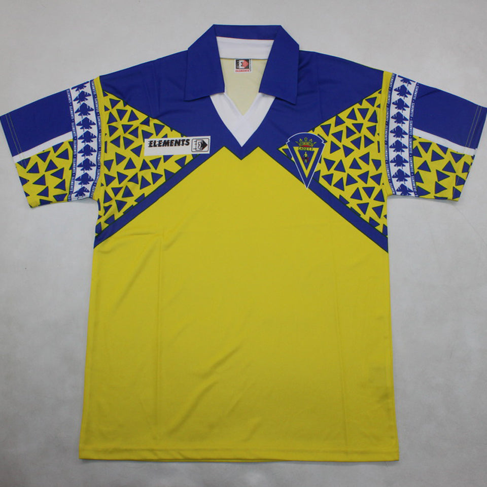 jersey 1991/92 cadiz local manga corta versión fan retro