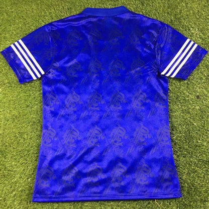 Jersey 1994/96 Rangers Local Manga corta Versión Fan Retro