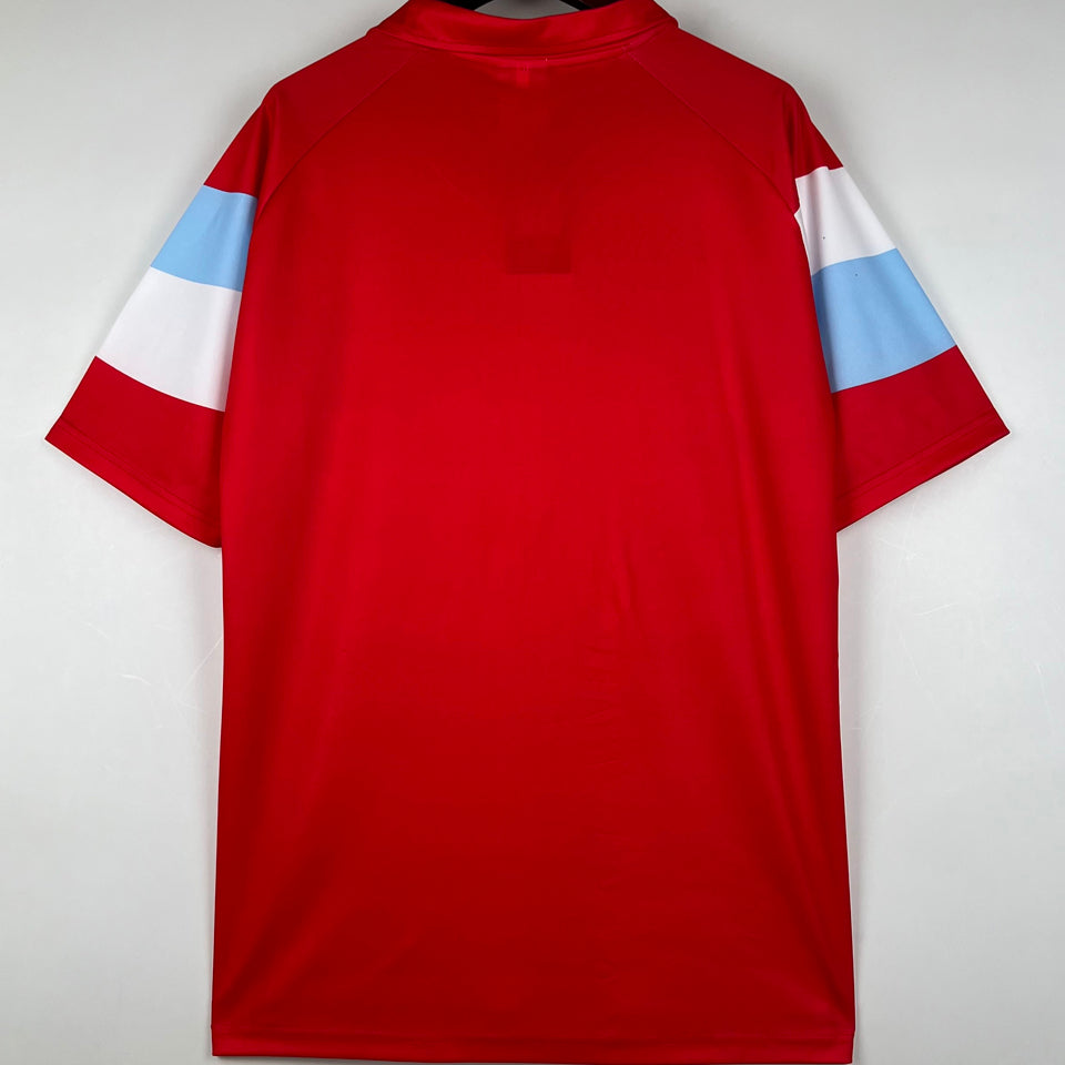 jersey 1990/91 napoli visitante manga corta versión fan retro