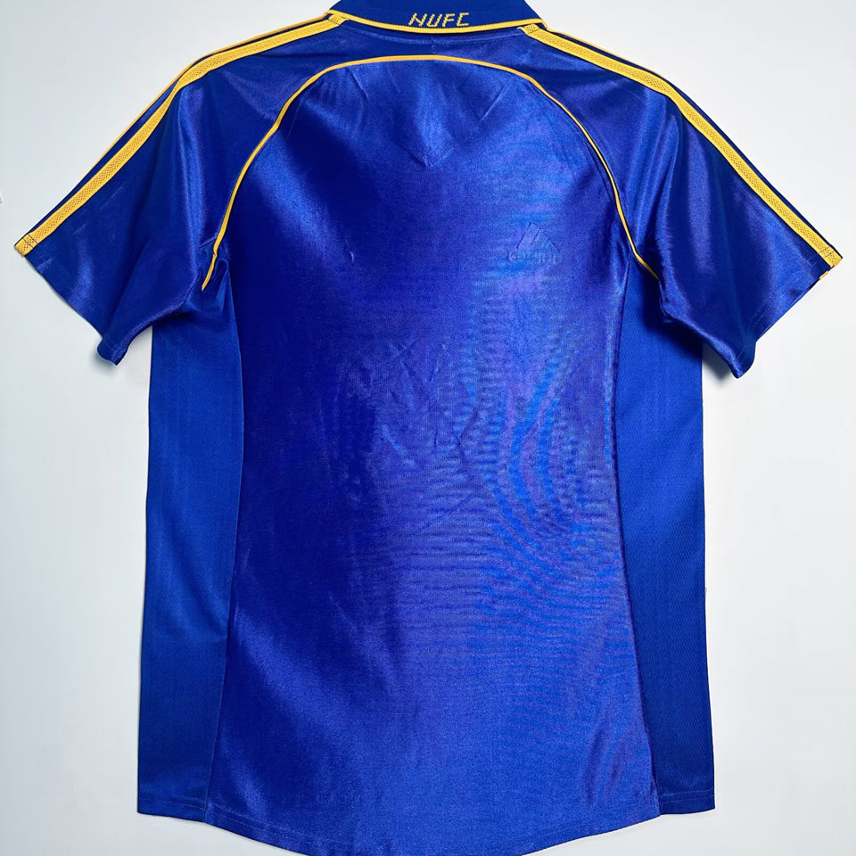 jersey 1998/99 newcastle visitante manga corta versión fan retro