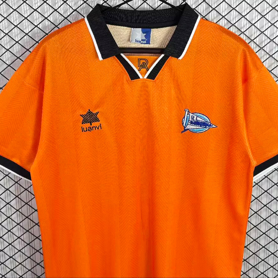 jersey 1999/2002 alaves visitante manga corta versión fan retro