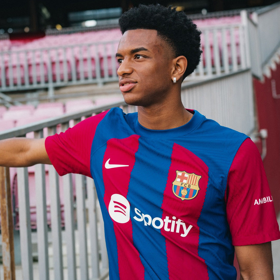 jersey 2023/24 barcelona local manga corta versión fan