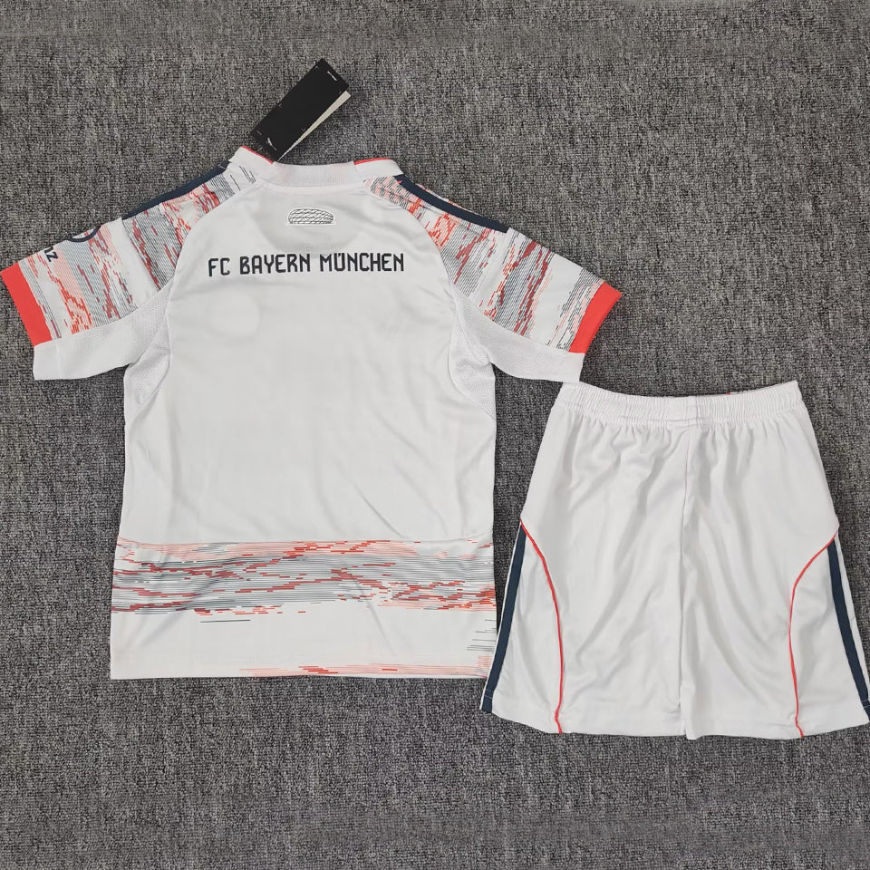 Jersey 2025/26 Bayern Munich Visitante Manga corta Niño