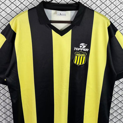 Jersey 1987 Penarol Local Manga corta Versión Fan Retro