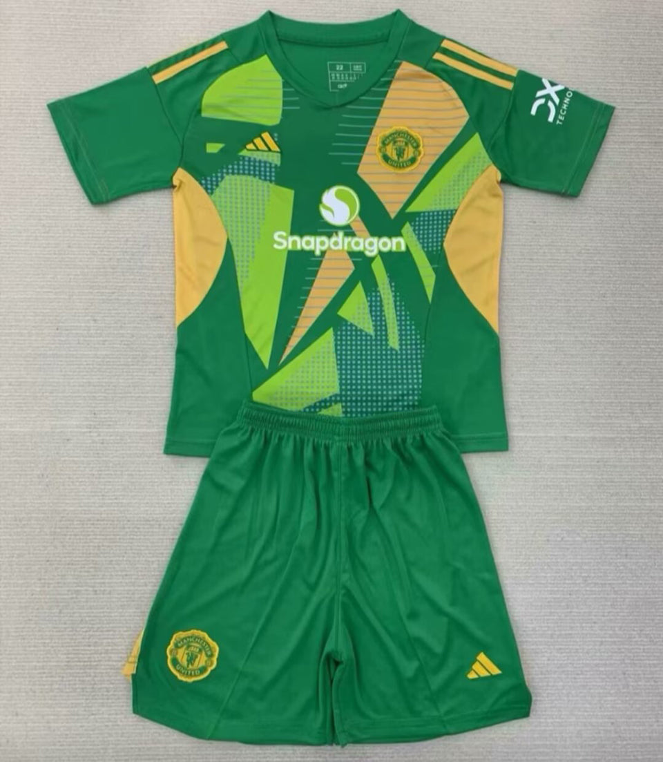 Jersey 2024/25 Manchester United Portero Manga corta Niño