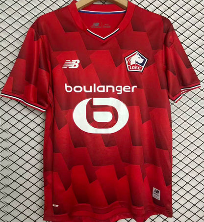 Jersey 2025/26 Lille Local Manga corta Versión Fan