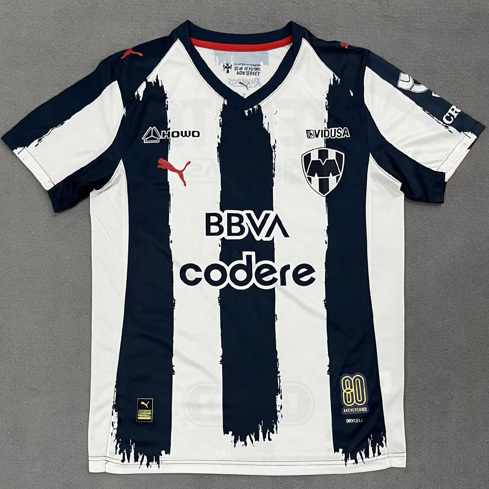 jersey 2025/26 monterrey local manga corta versión fan