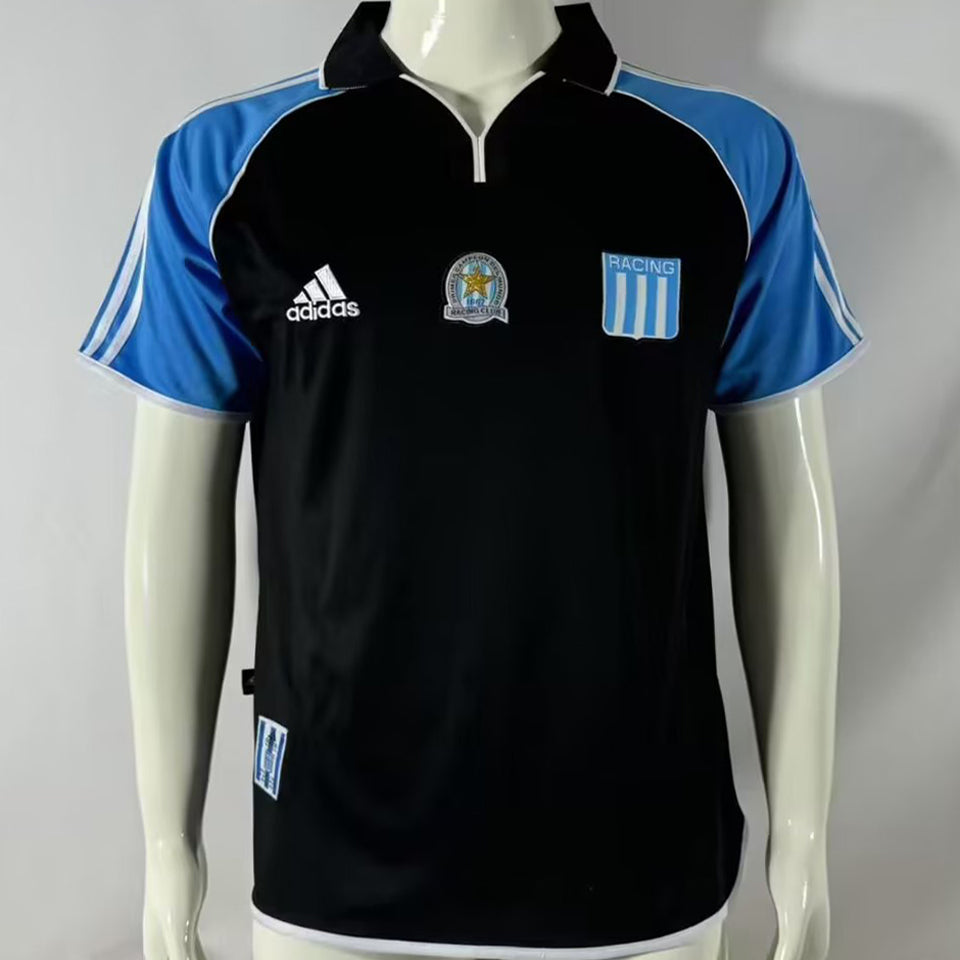 Jersey 2000/01 Racing Visitante Manga corta Versión Fan Retro