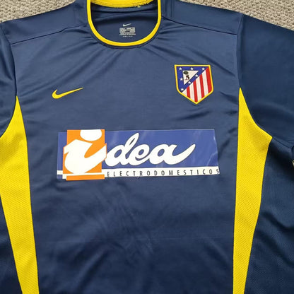 Jersey 2002/2003 Atletico de Madrid Visitante Manga corta Versión Fan Retro