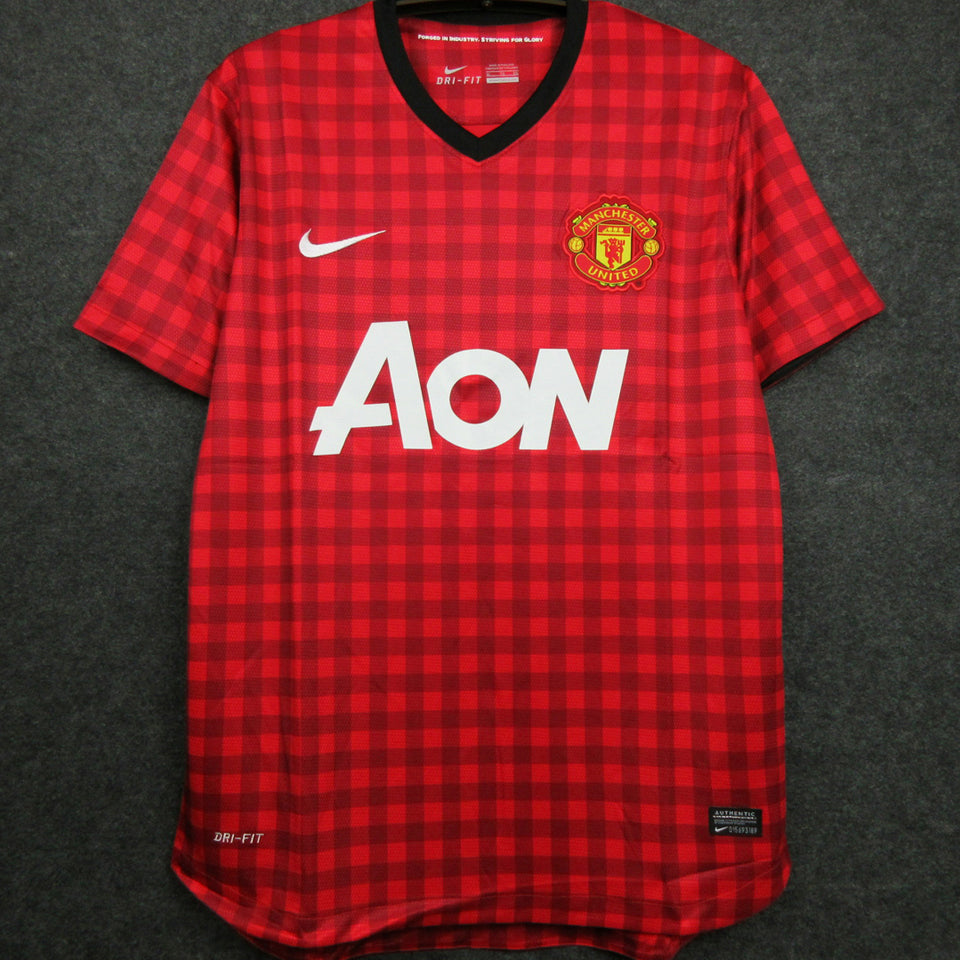 Jersey 2012/13 Manchester United Local Manga corta Versión Fan Retro