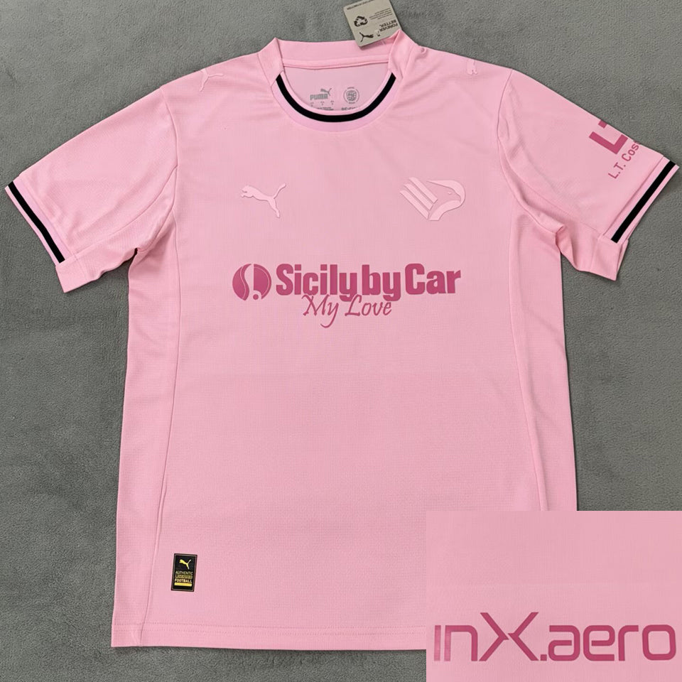 Jersey 2025/26 Palermo Local Manga corta Versión Fan