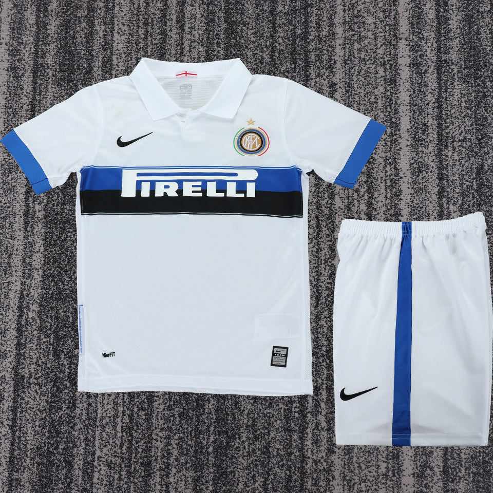 jersey 2009/2010 inter milan visitante manga corta niño retro