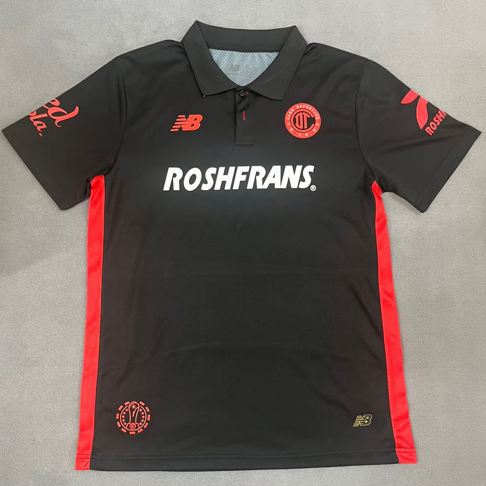 jersey 2025/26 deportivo toluca tercero manga corta versión fan