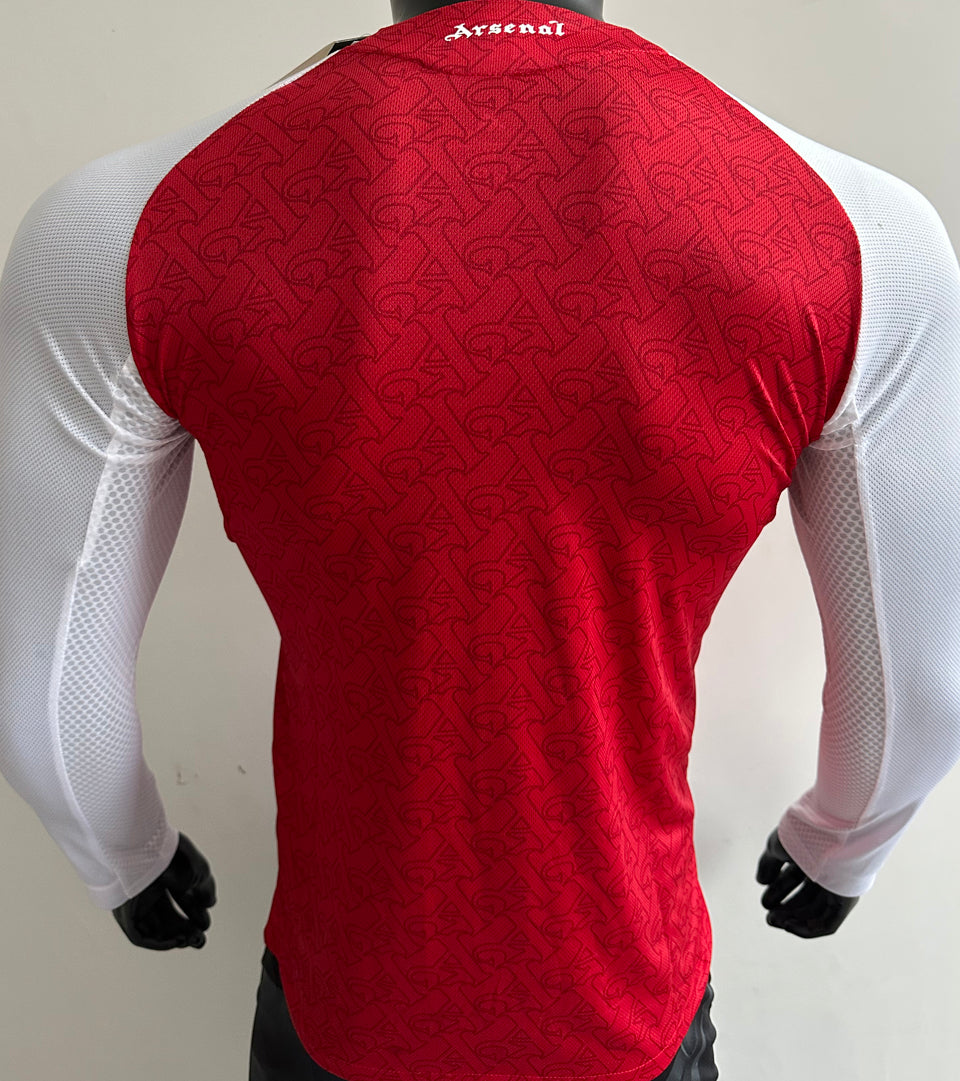 jersey 2025/26 arsenal local manga larga versión jugador