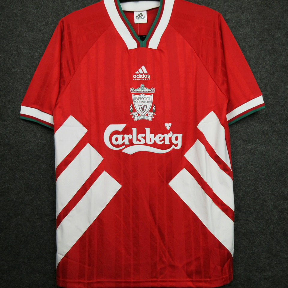 Jersey 1993 Liverpool Local Manga corta Versión Fan Retro