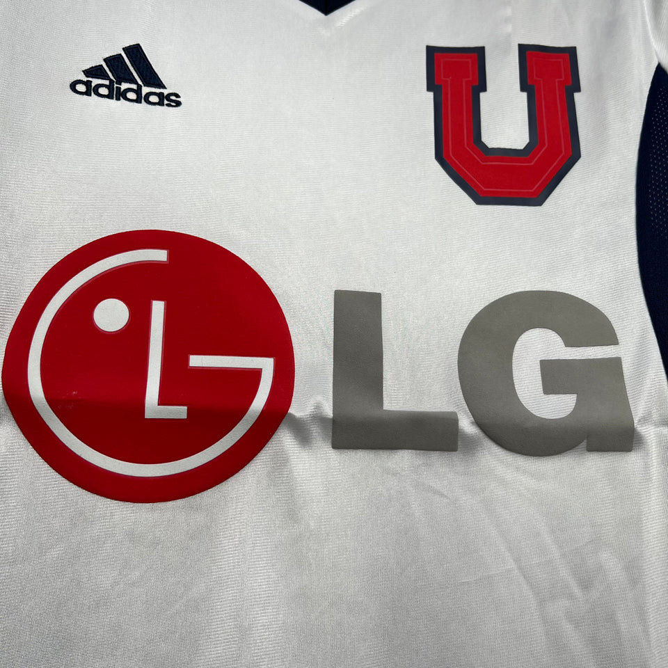 jersey 2003 universidad de chile visitante manga corta versión fan retro
