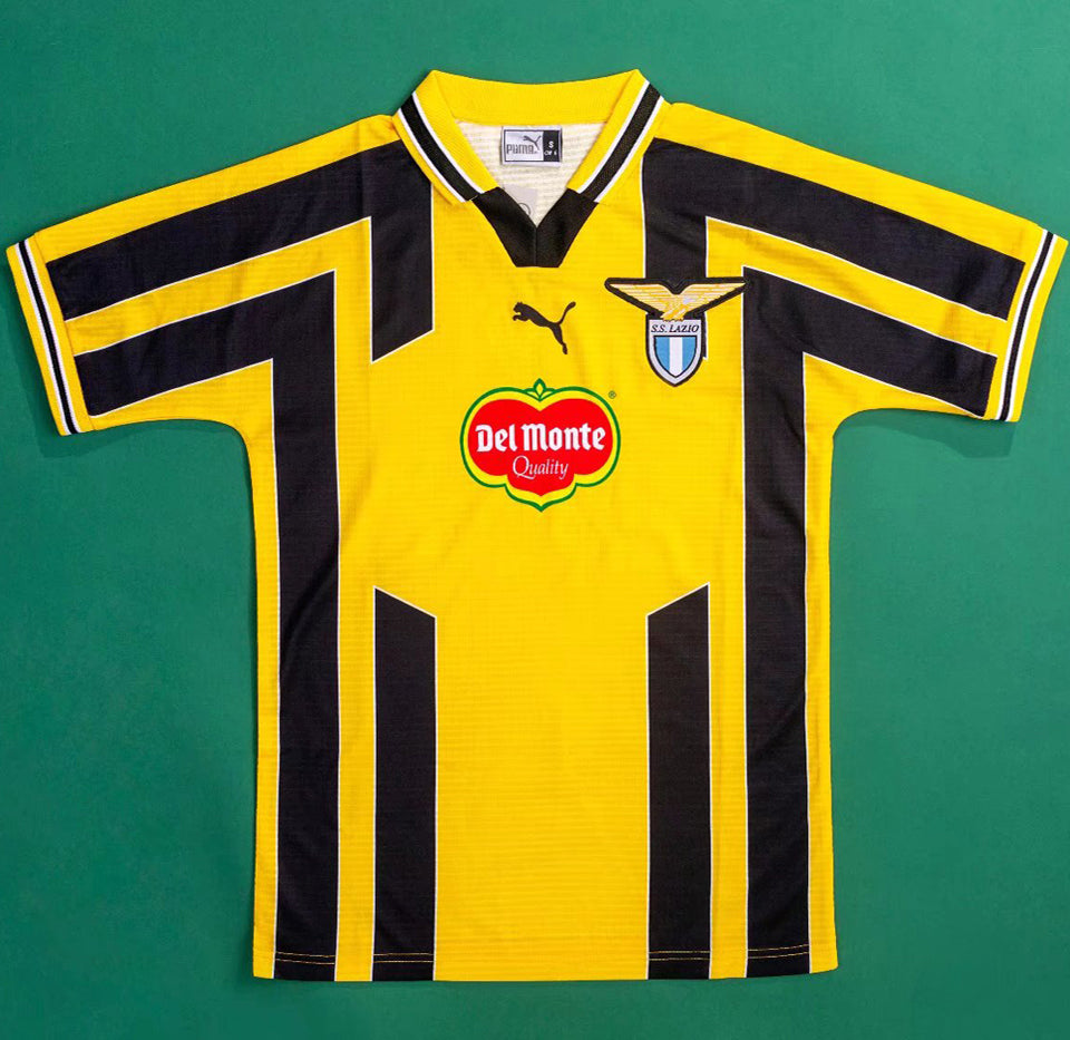 jersey 1998 lazio tercero manga corta versión fan retro