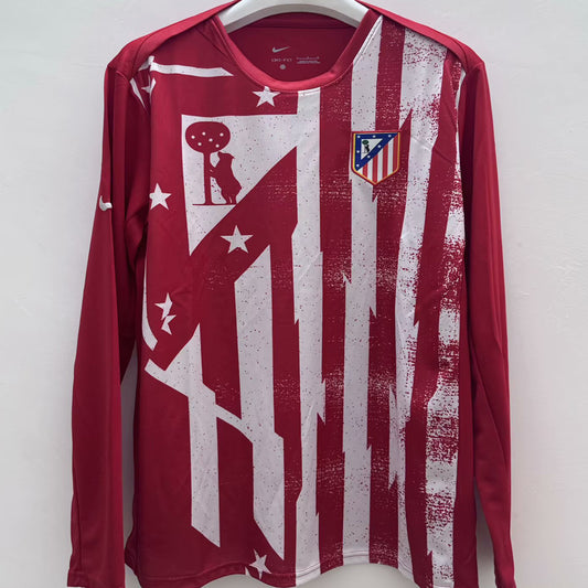 Jersey 2025/26 Atletico de Madrid Especial Manga larga Versión Fan
