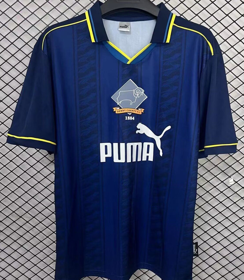 jersey 1995/1996 derby county visitante manga corta versión fan