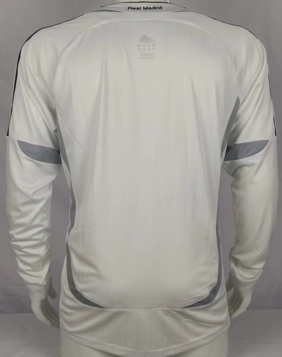 jersey 2006/07 real madrid local manga larga versión fan retro