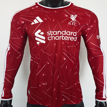 Jersey 2026/27 Liverpool Local Manga larga Versión Jugador