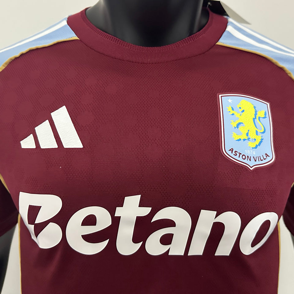 Jersey 2025/26 Aston Villa Local Manga corta Versión Jugador