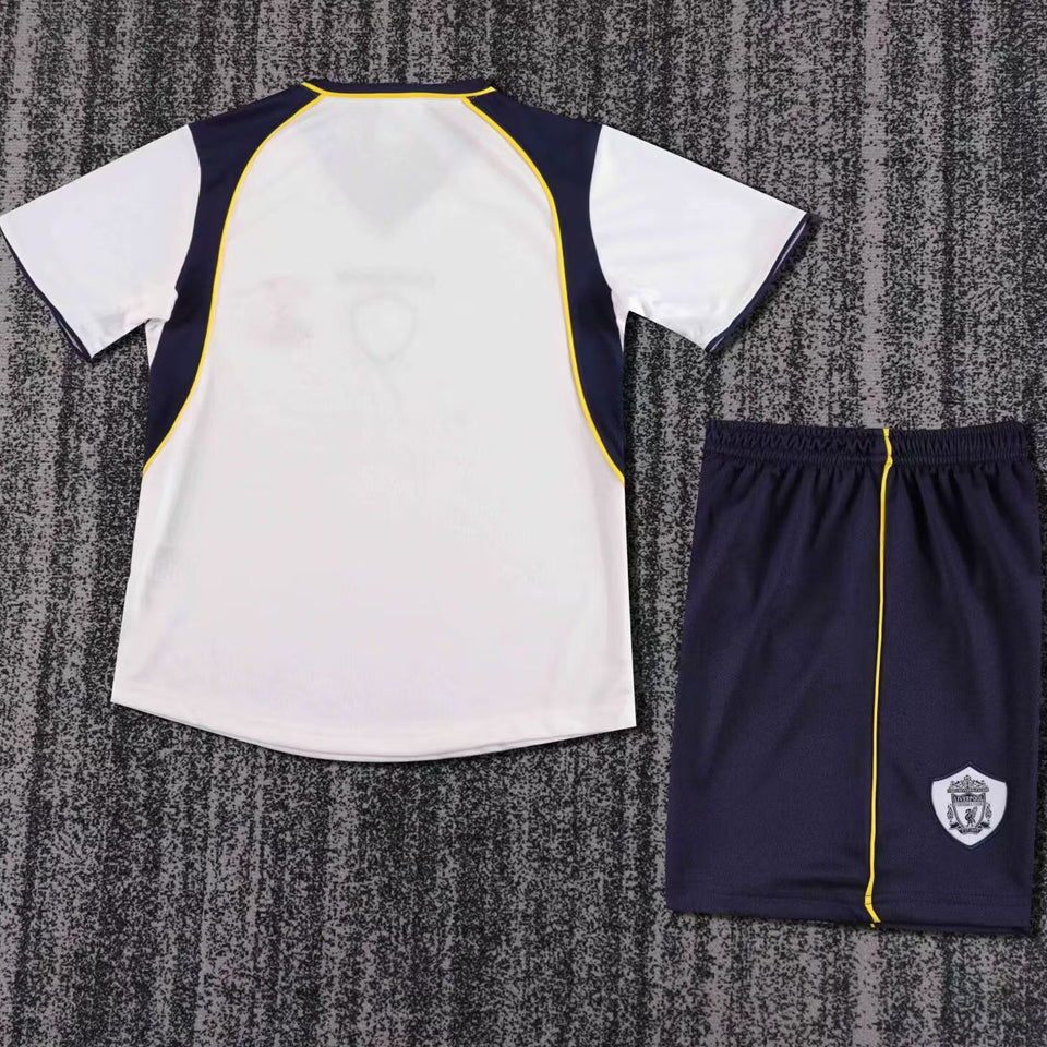 jersey 2001/02 liverpool visitante manga corta niño retro