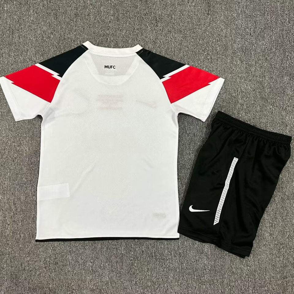 jersey 2010/11 manchester united visitante manga corta niño retro